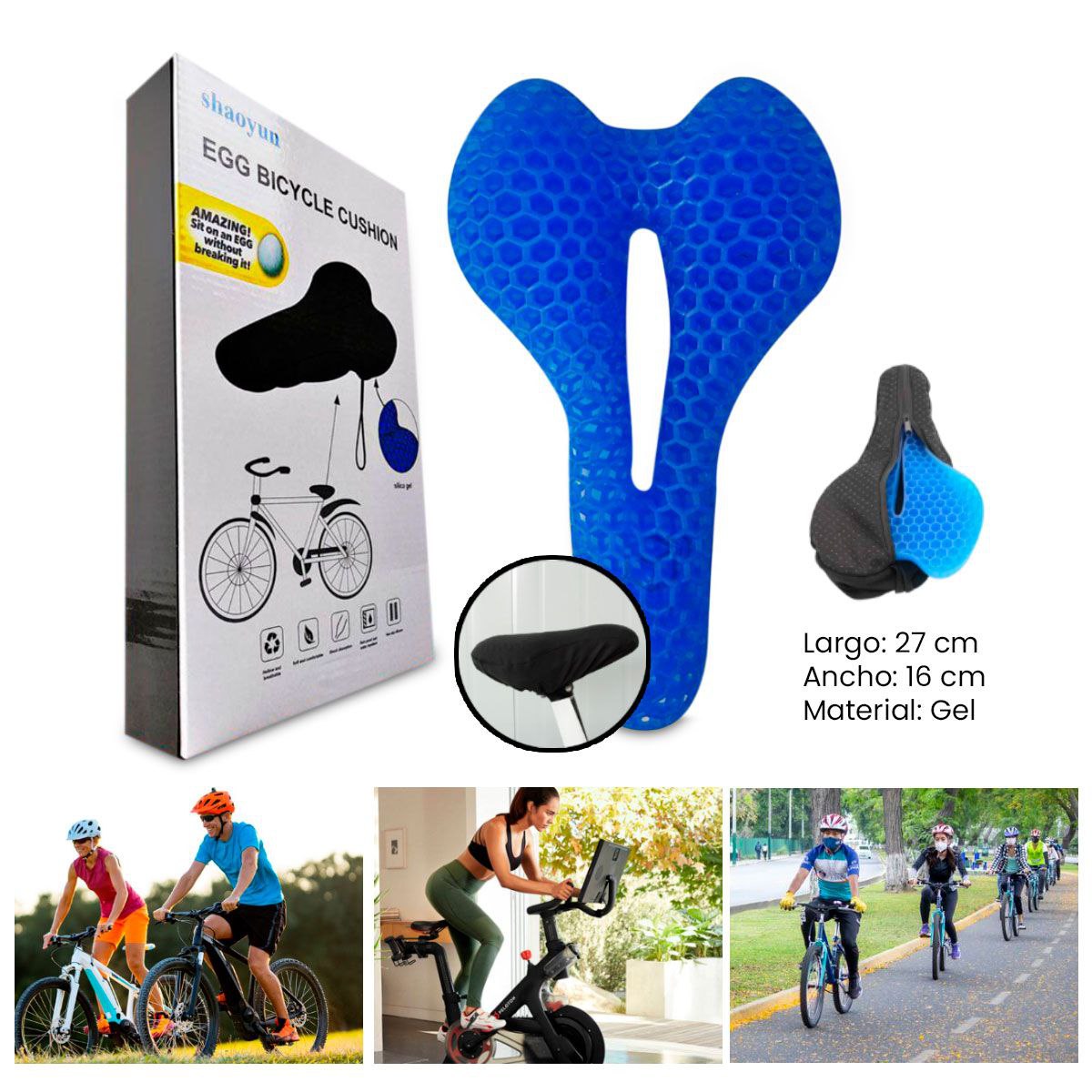 Cojin o Sillin De Bicicleta Egg Cushion